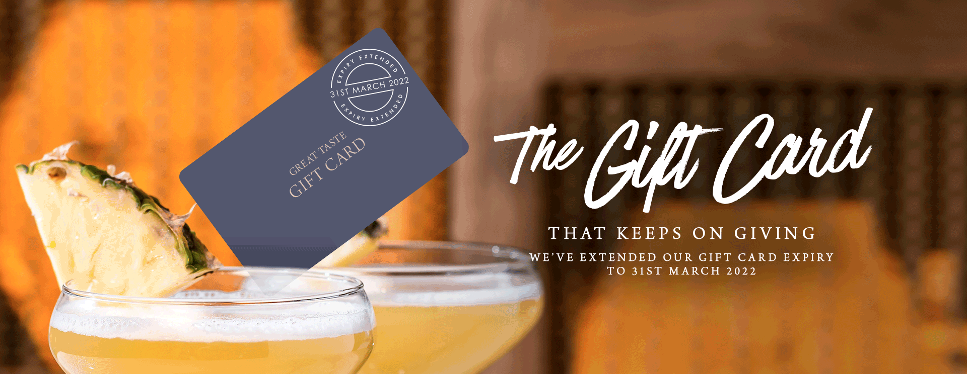 Give the gift of a gift card at The Horse & Groom