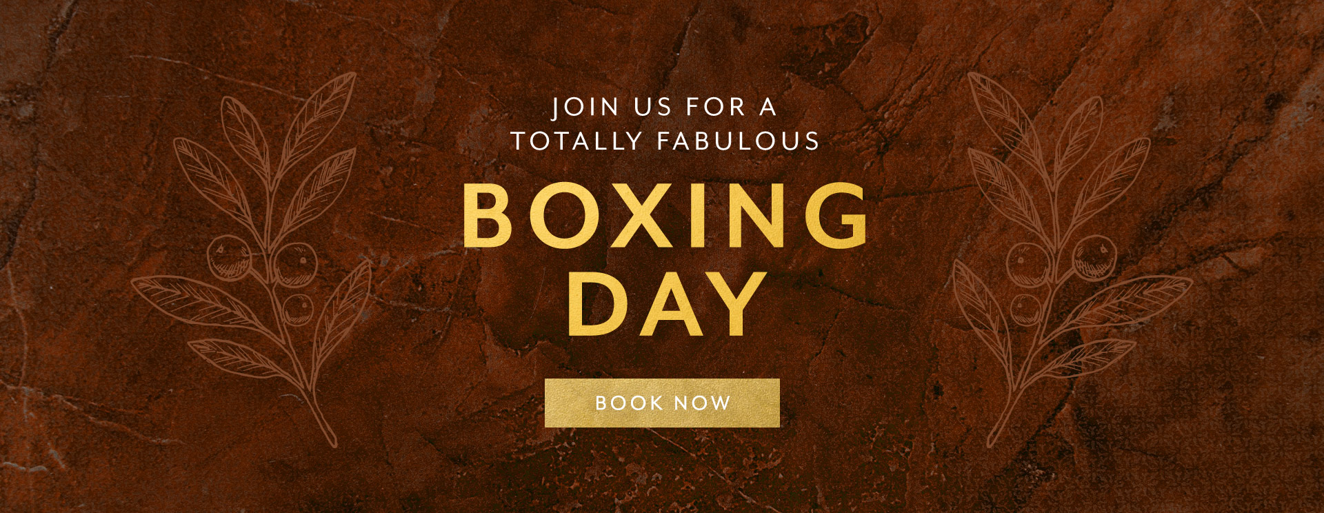 Boxing Day menu at The Horse & Groom