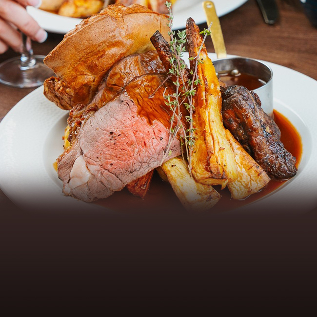 Sunday menu at The Horse & Groom