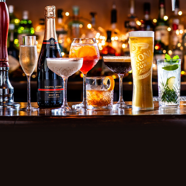 Wine & Drinks menu at The Horse & Groom