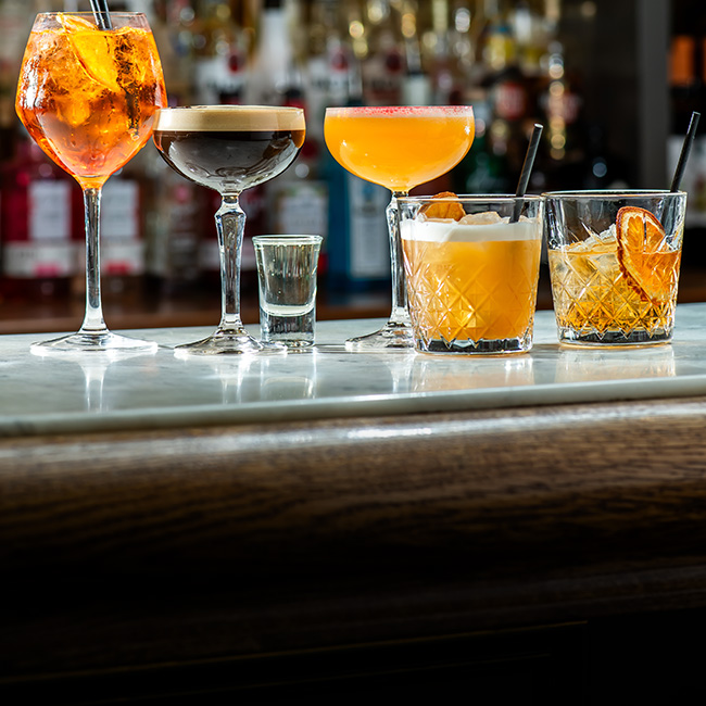 Wine & Drinks menu at The Horse & Groom