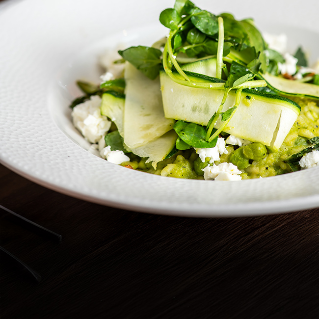 Vegan menu at The Horse & Groom