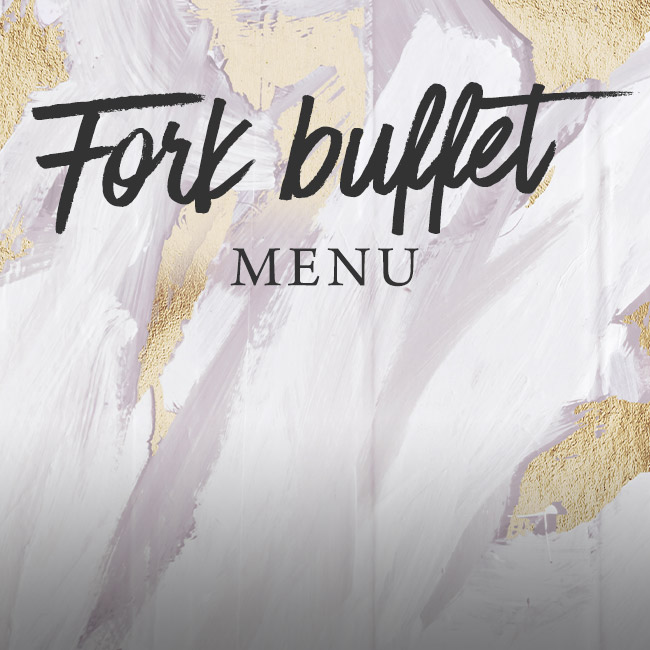 Fork buffet menu at The Horse & Groom