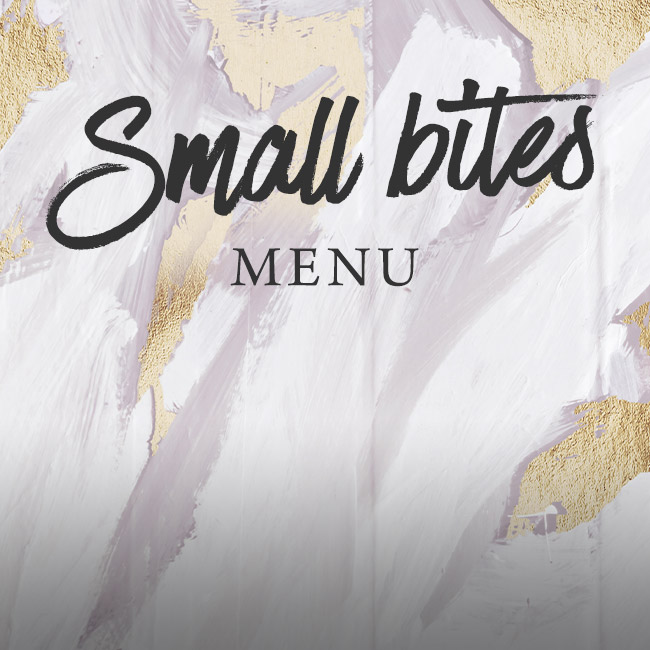Small Bites menu at The Horse & Groom 